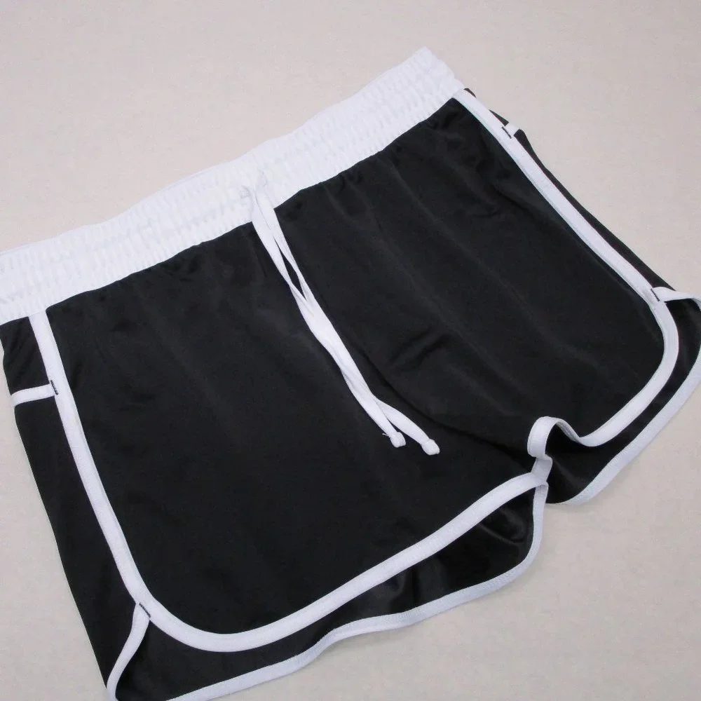 Made for Life Womens Athletic Running Training Workout Yoga Cropped Gym Shorts L - Picture 1 of 7